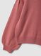 Dusty pink crew-neck top with puff sleeves, regular fit_2
