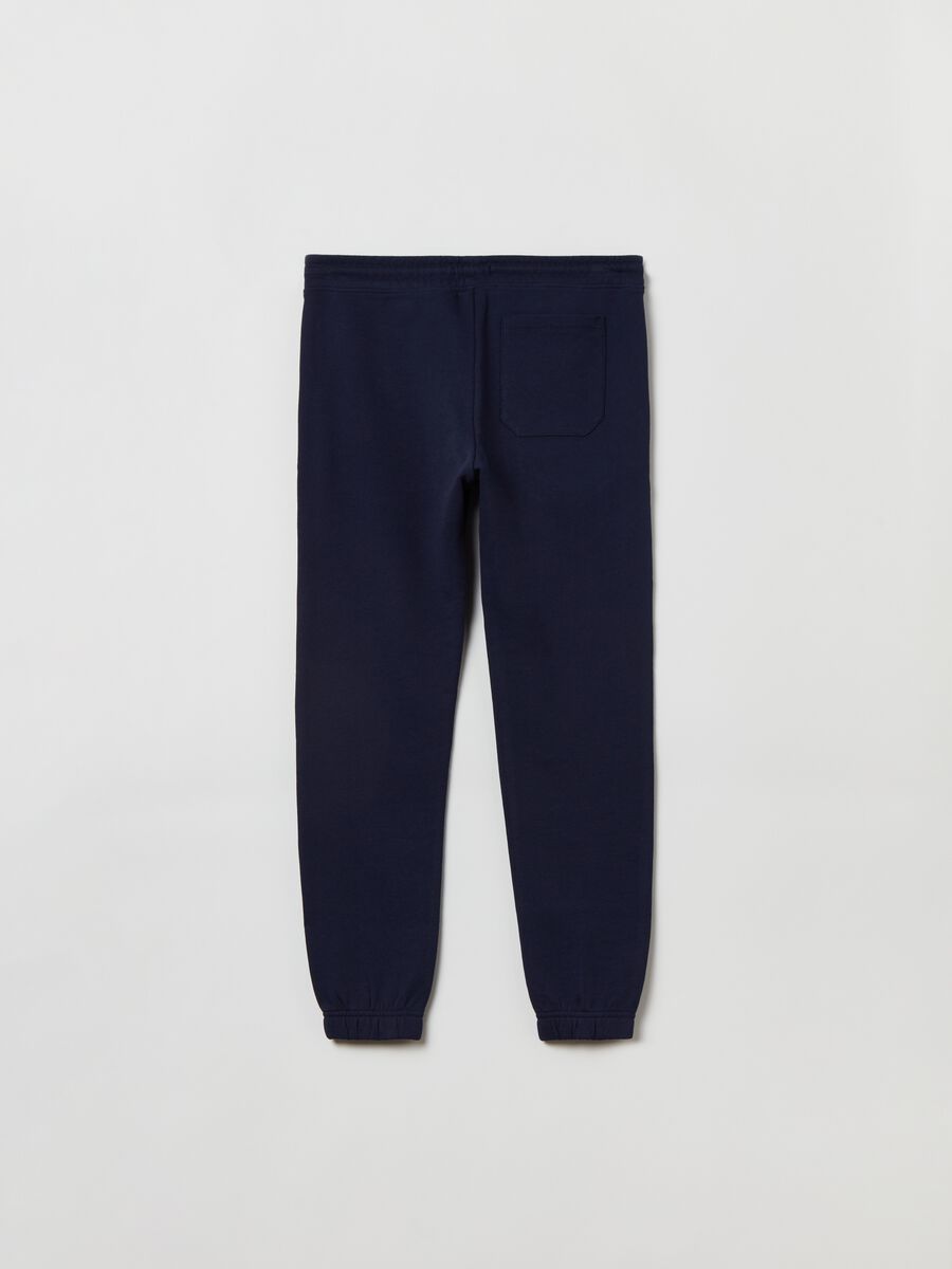 Joggers in felpa con stampa Athletic college_1