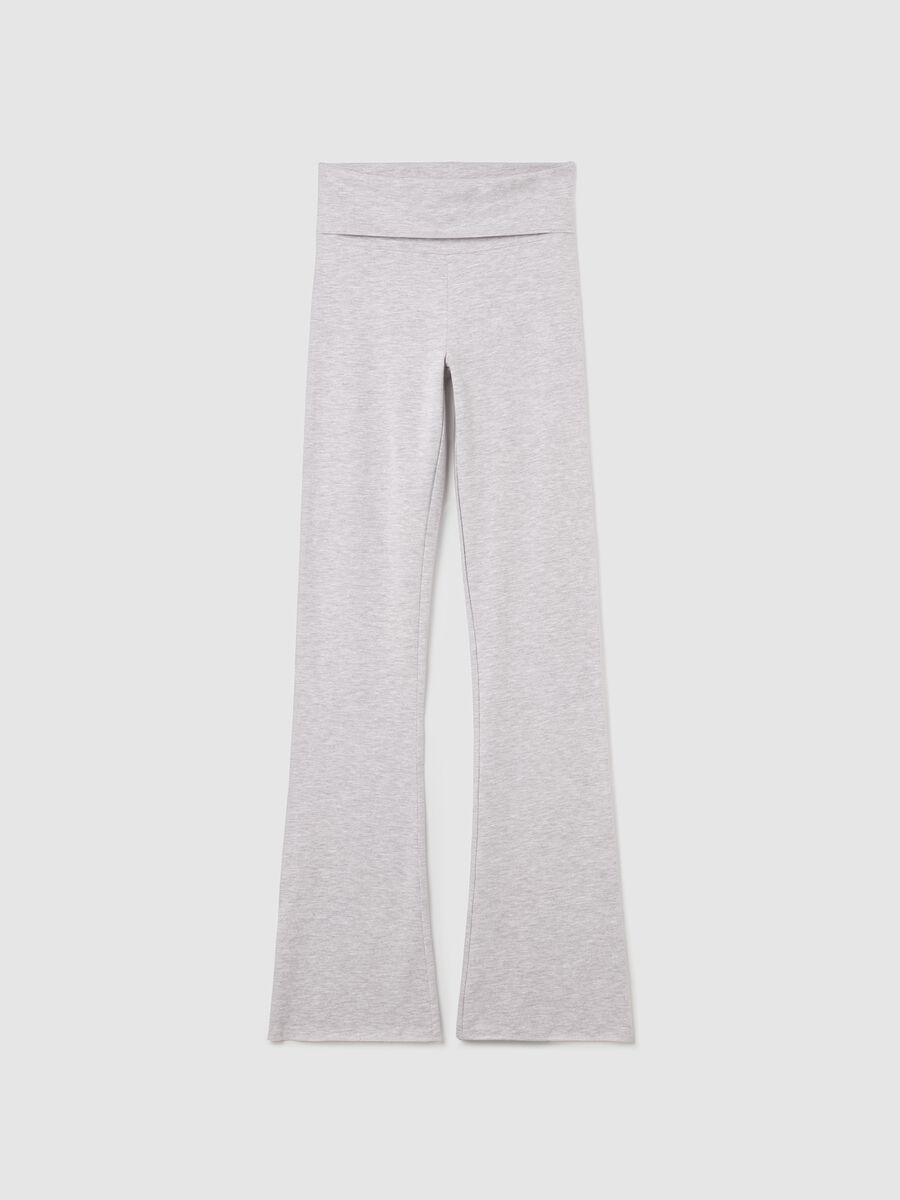 Jersey Yoga Pants Grey Mélange_6