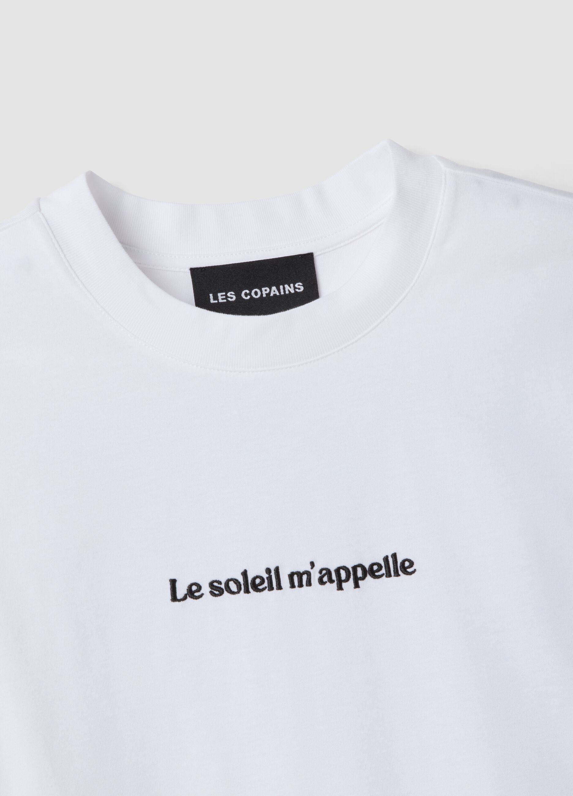 White pure cotton short-sleeved T-shirt