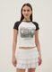 T-shirt in cotone elasticizzato multicolor fitted_2