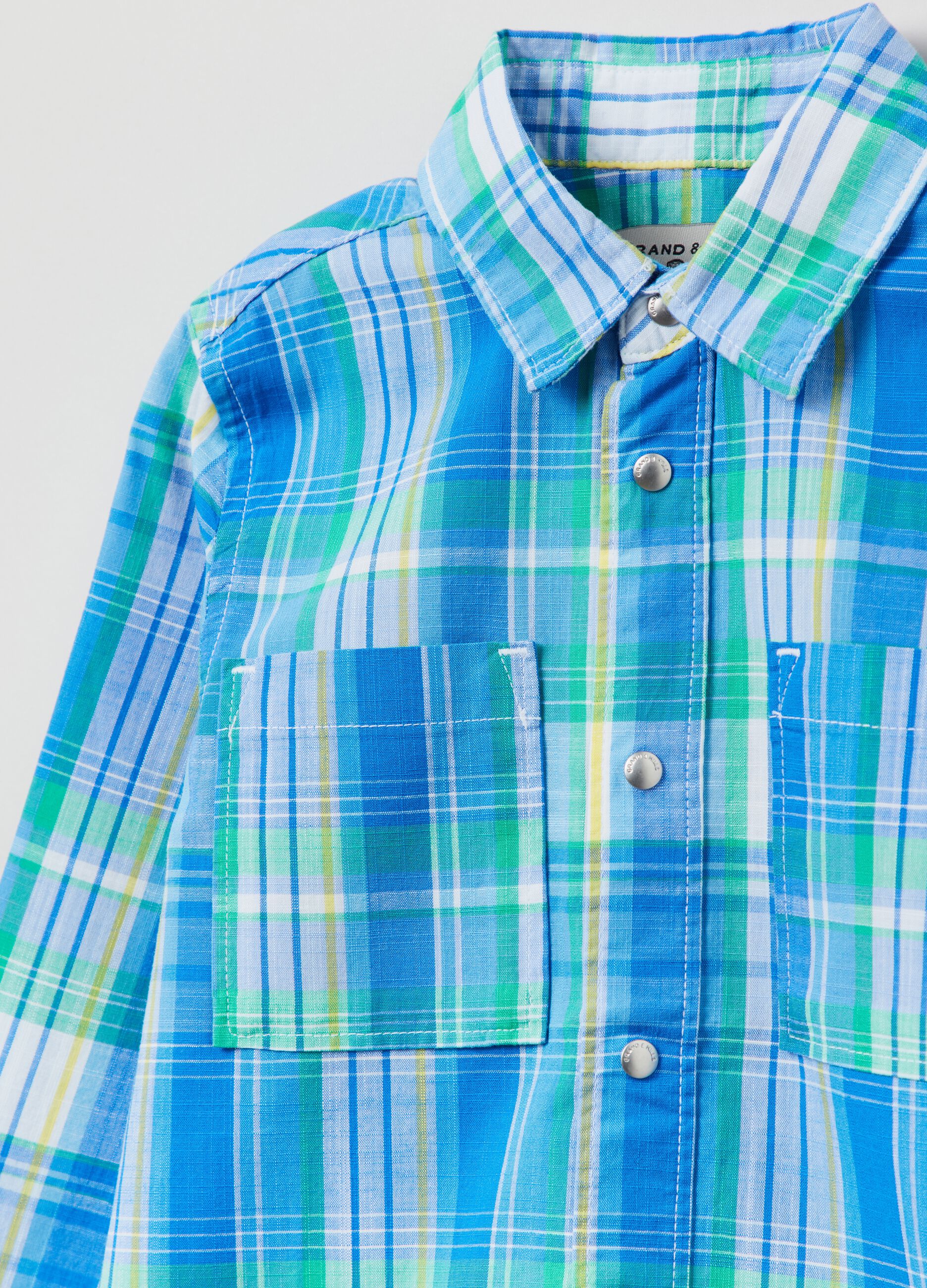 Camicia con stampa check Grand&Hills_2