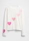 White Long Sleeve T-shirt with Pink Hearts_2