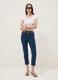 Jeans in misto cotone denim elasticizzato blu skinny fit_0