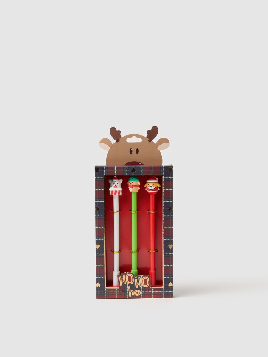Multicolour Christmas Pen Tripack_0