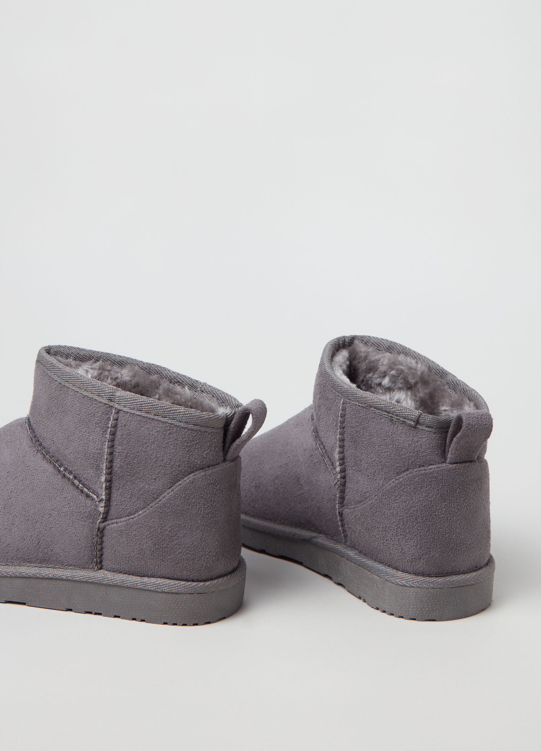 Stivaletti scamosciati Grigio cemento da Donna OVS