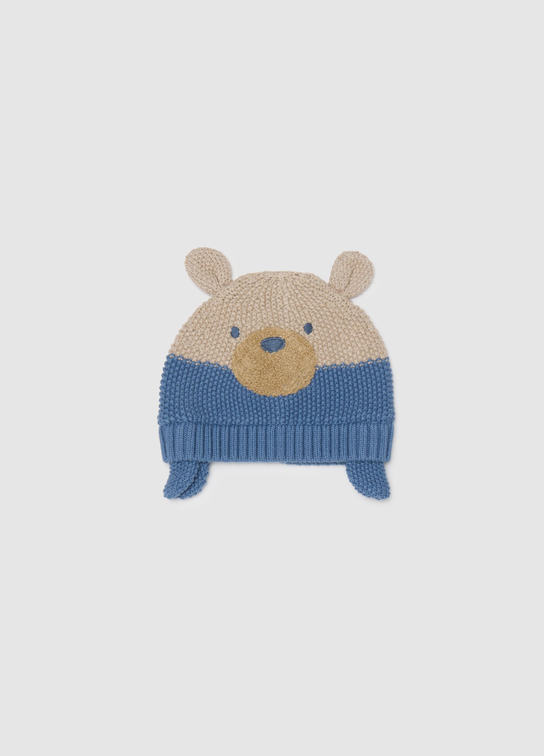 Newborn hat in pure multicoloured cotton