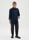Boys' black pure cotton baggy jeans_0