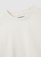 White cotton blend sweatshirt regular fit_5