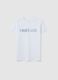 Girls' pure cotton white regular fit T-shirt with print_3