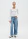 Jeans da ragazze in puro cotone denim regular fit_0