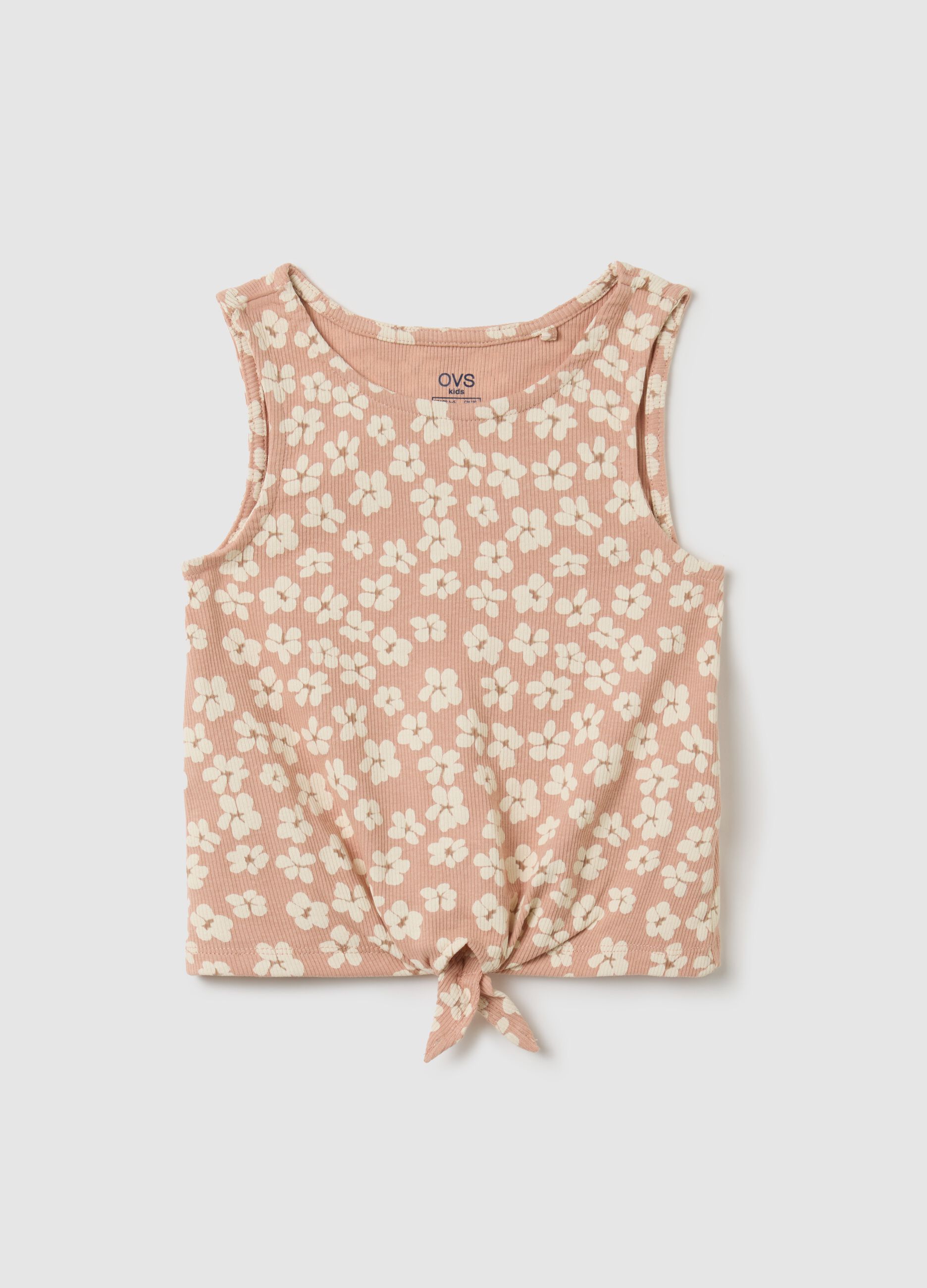 Girls' multicolour cotton top regular fit