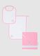 Girl's Bib and Towel Set in Multicolour Blend_0