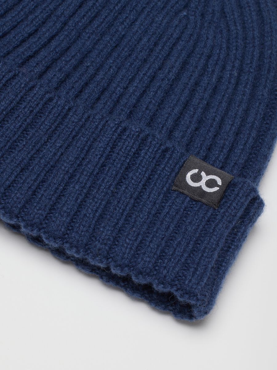 Pure Wool Blue Hat_2