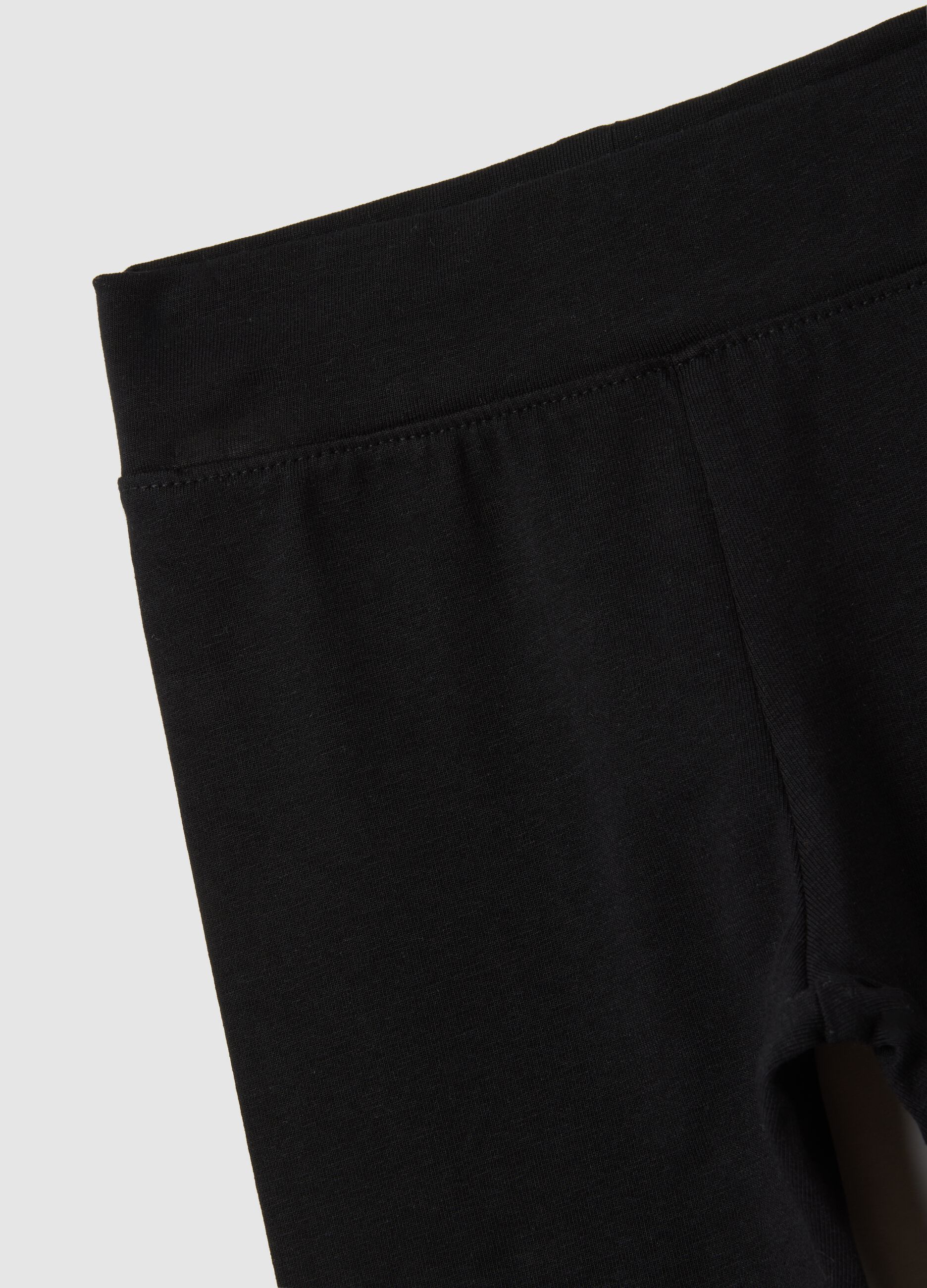 Leggings neri basic per bambina