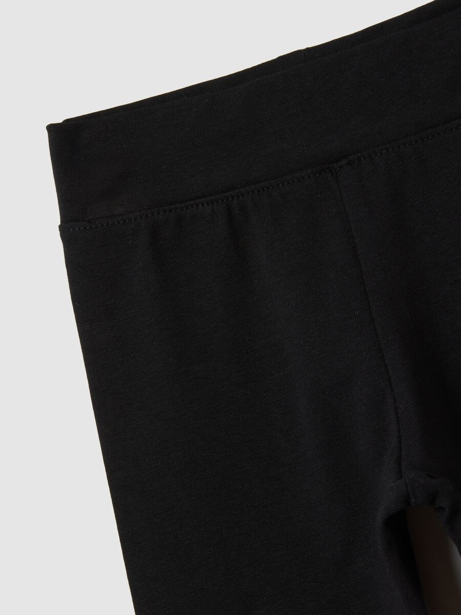 Leggings neri basic per bambina_2
