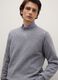 Grey lambswool crew-neck jumper, regular fit_0