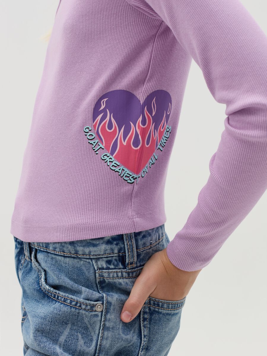 T-shirt maniche lunghe con dettaglio cut-out_1