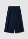 Culotte blu da bambina regular fit con elastico in vita_0