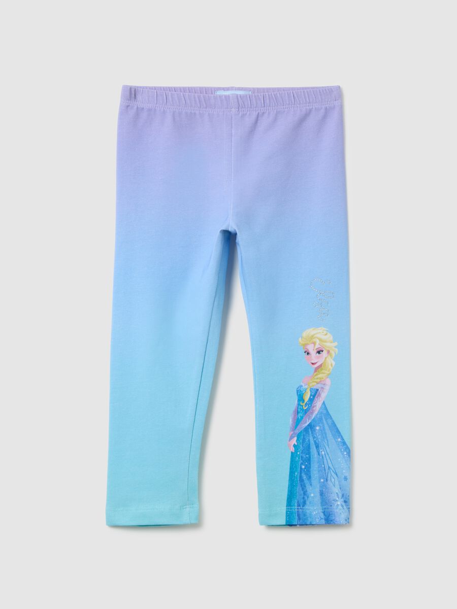 Multicolour skinny stretch cotton girls' leggings_0