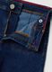 Girls' blue culotte jeans in stretch cotton_1