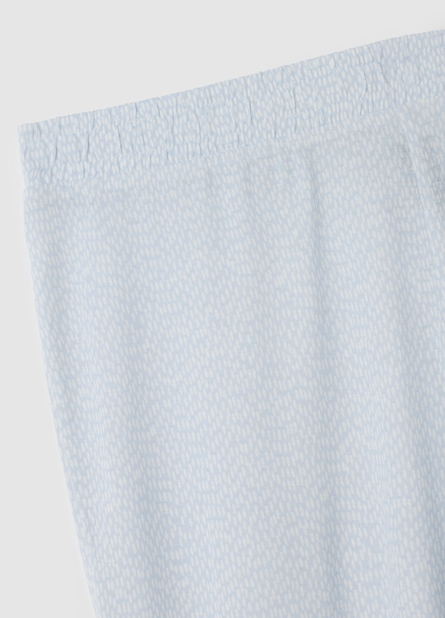 Pantaloni in puro viscosa multicolor regular fit