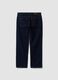 Blue pure cotton straight-fit jeans_2