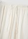 White pure cotton beach trousers_1