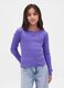 Purple Long-Sleeve Cotton T-Shirt_0