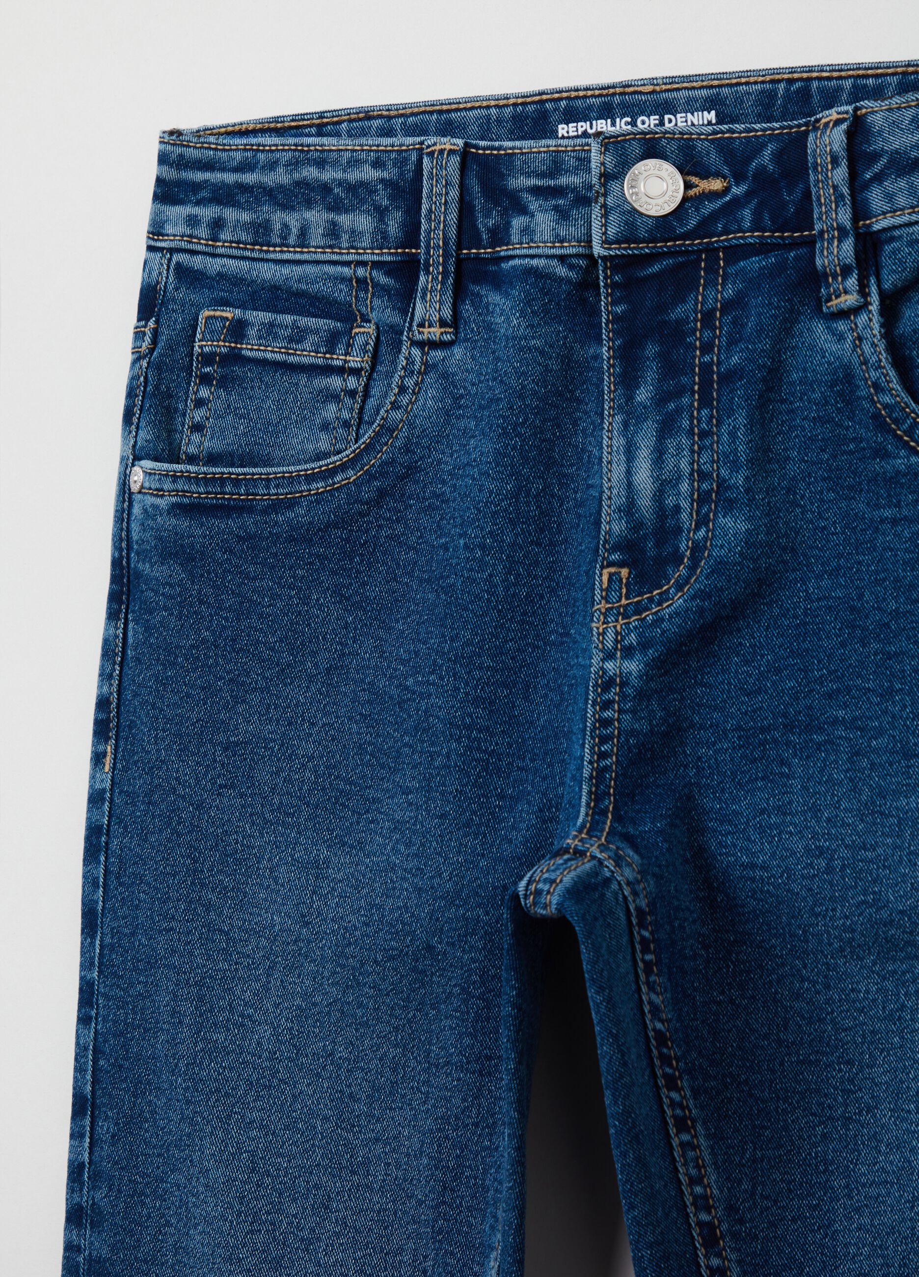 Jeans straight fit cinque tasche