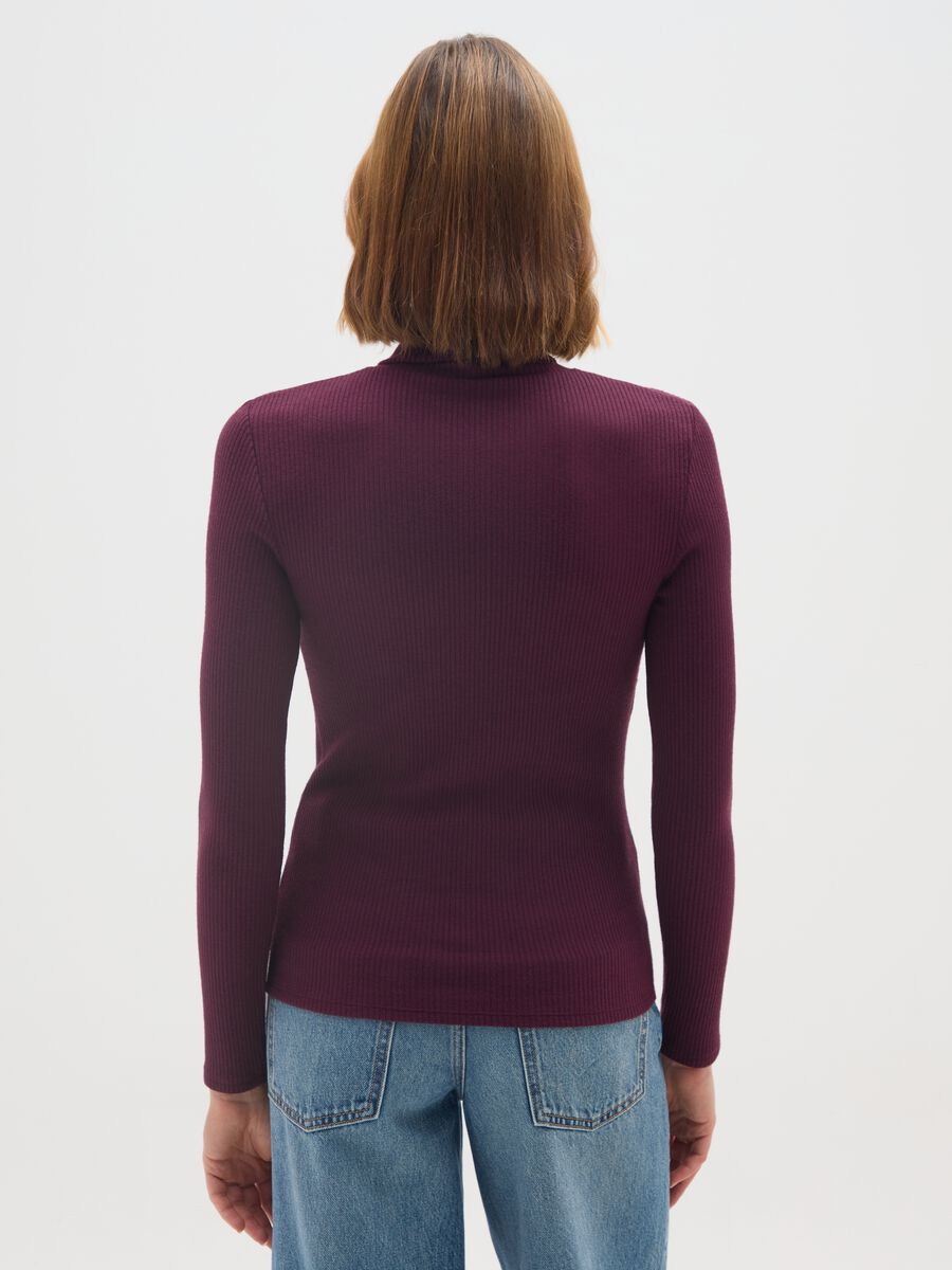 Purple Regular Fit Shirt_2