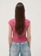 Pink fitted stretch-cotton vest top_3