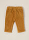 Brown cotton trousers for baby boy_1