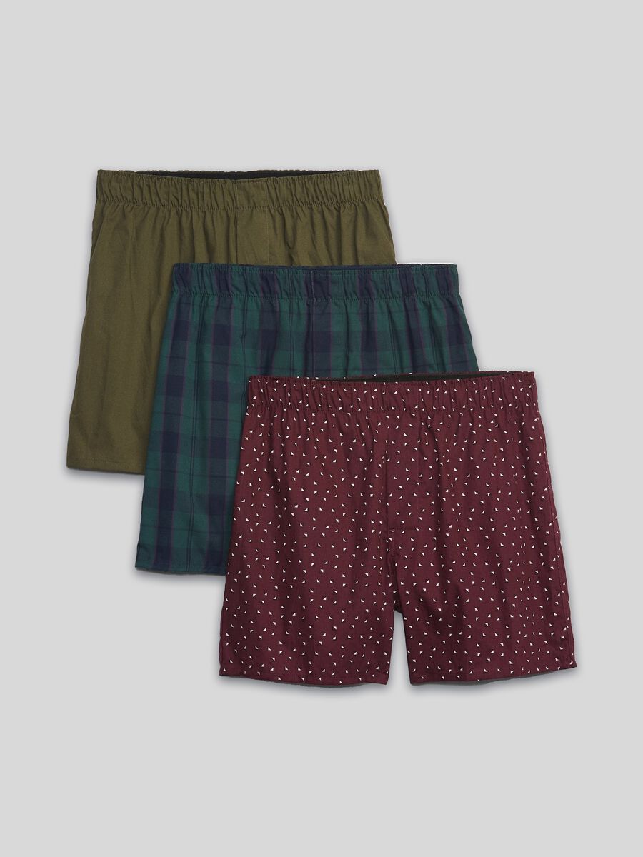 Tripack boxer in cotone fantasia_0