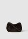 Brown crossbody bag with zip_0