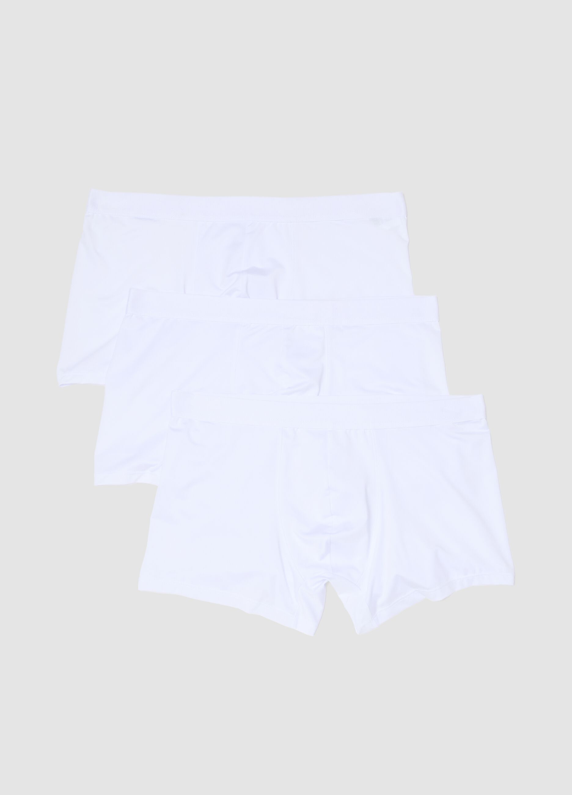 3-pack of white stretch regular-fit boxer shorts