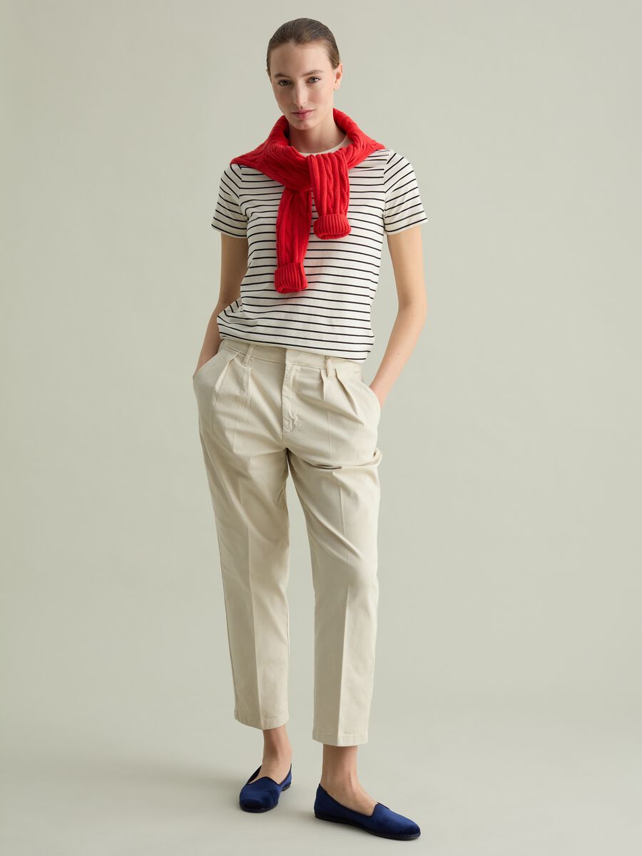 Striped Supima cotton T-shirt_1