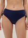 Blue bikini bottoms in stretch fabric with side ties_1