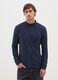 Blue Regular Fit Fleece Sweatshirt_1