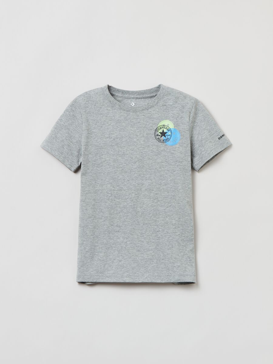 T-shirt con stampa logo smiley_0