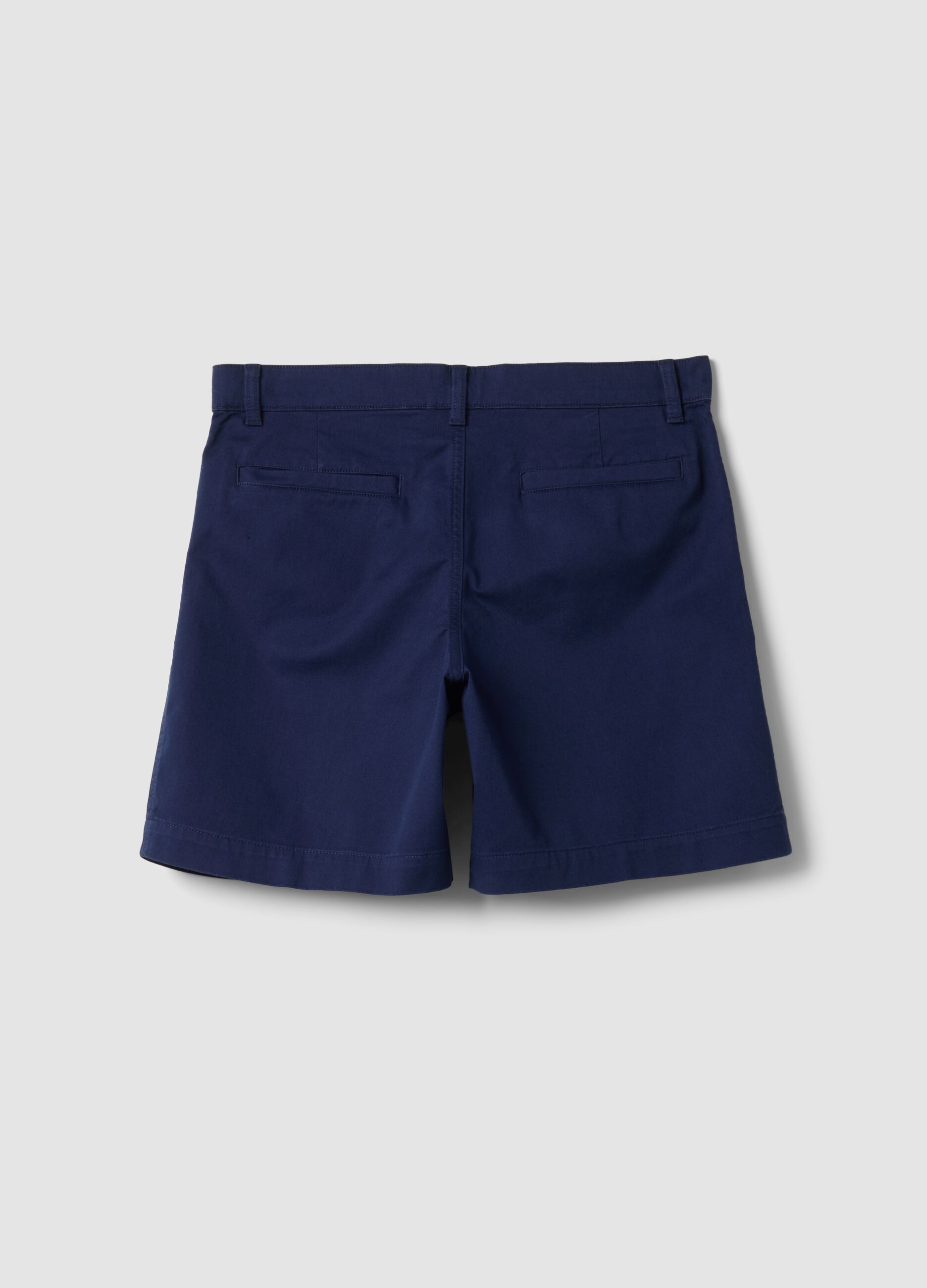 Stretch cotton shorts