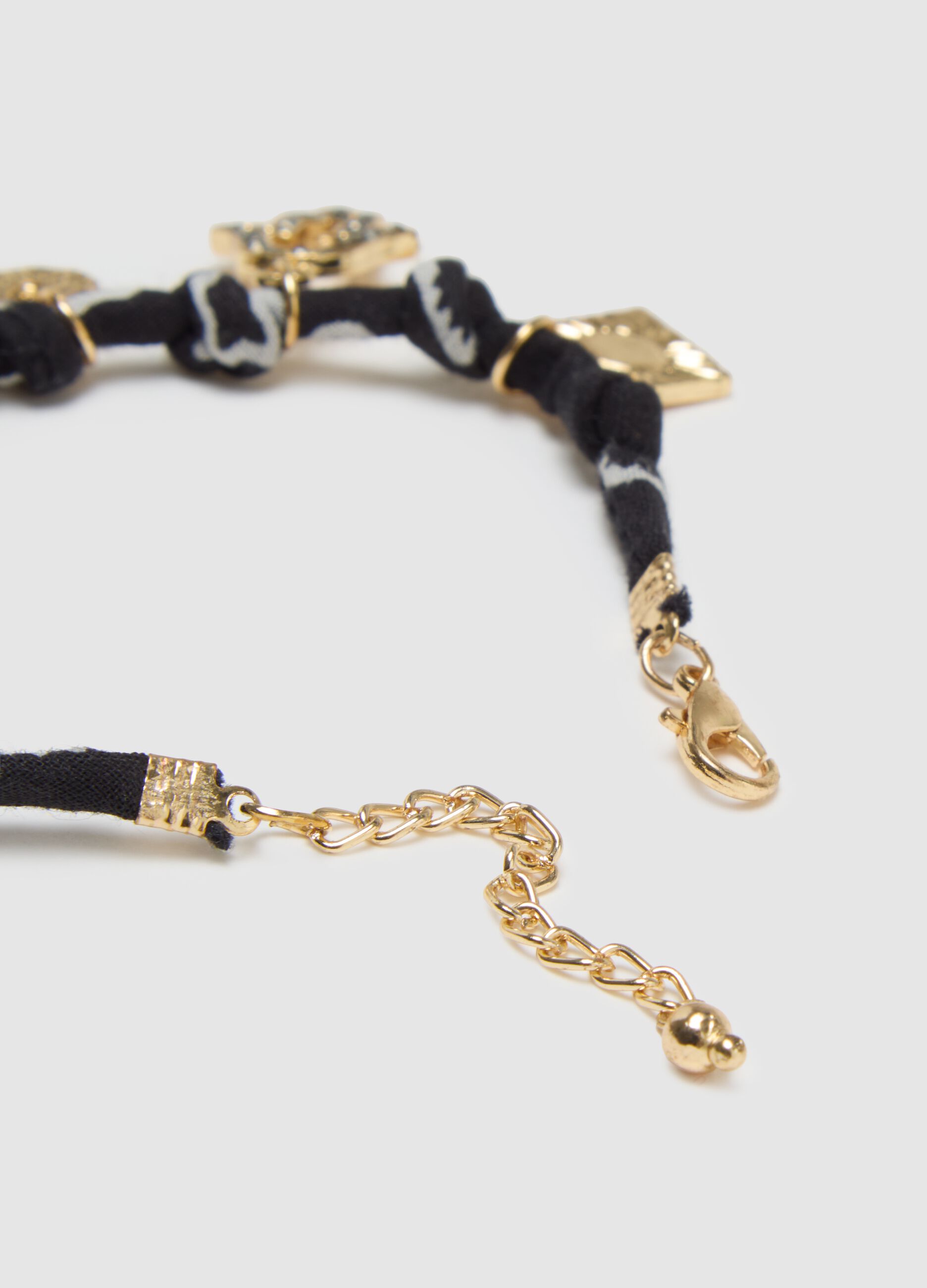 Multicolour Zinc Bracelet with Charms
