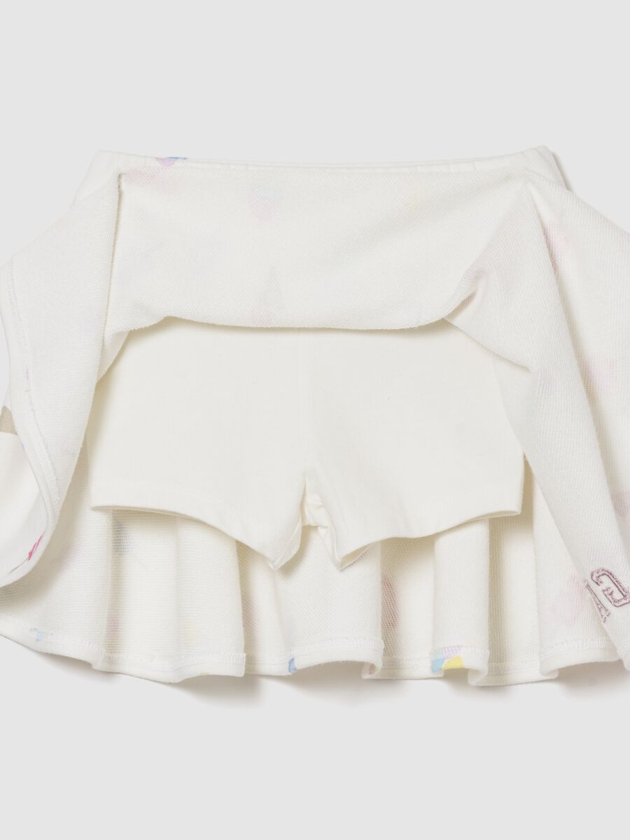 Set felpa e gonna in misto cotone con logo GAP_2