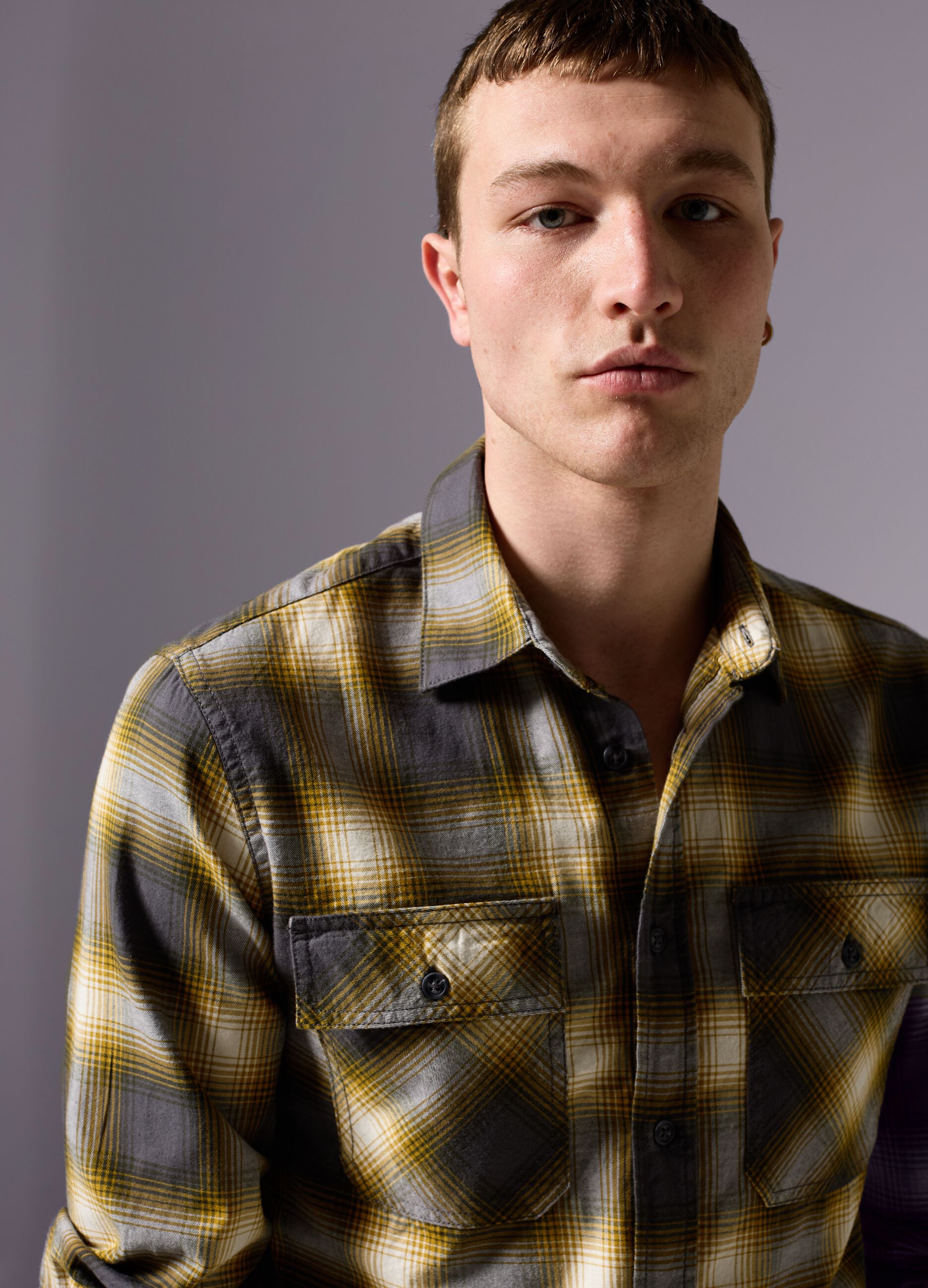 ALTAVIA WITH DEBORAH COMPAGNONI shirt in check cotton