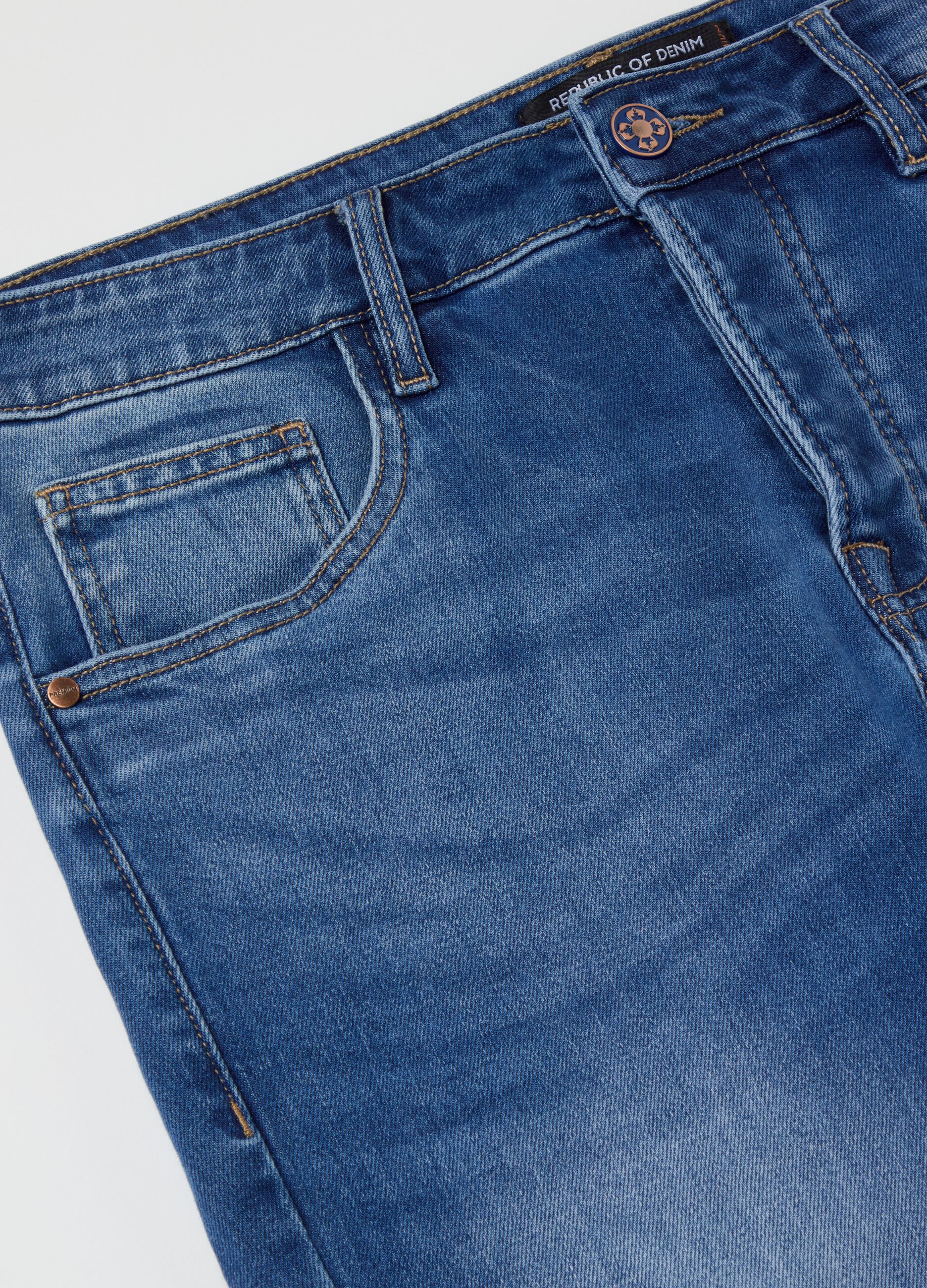 Skinny-fit jeans with five pockets