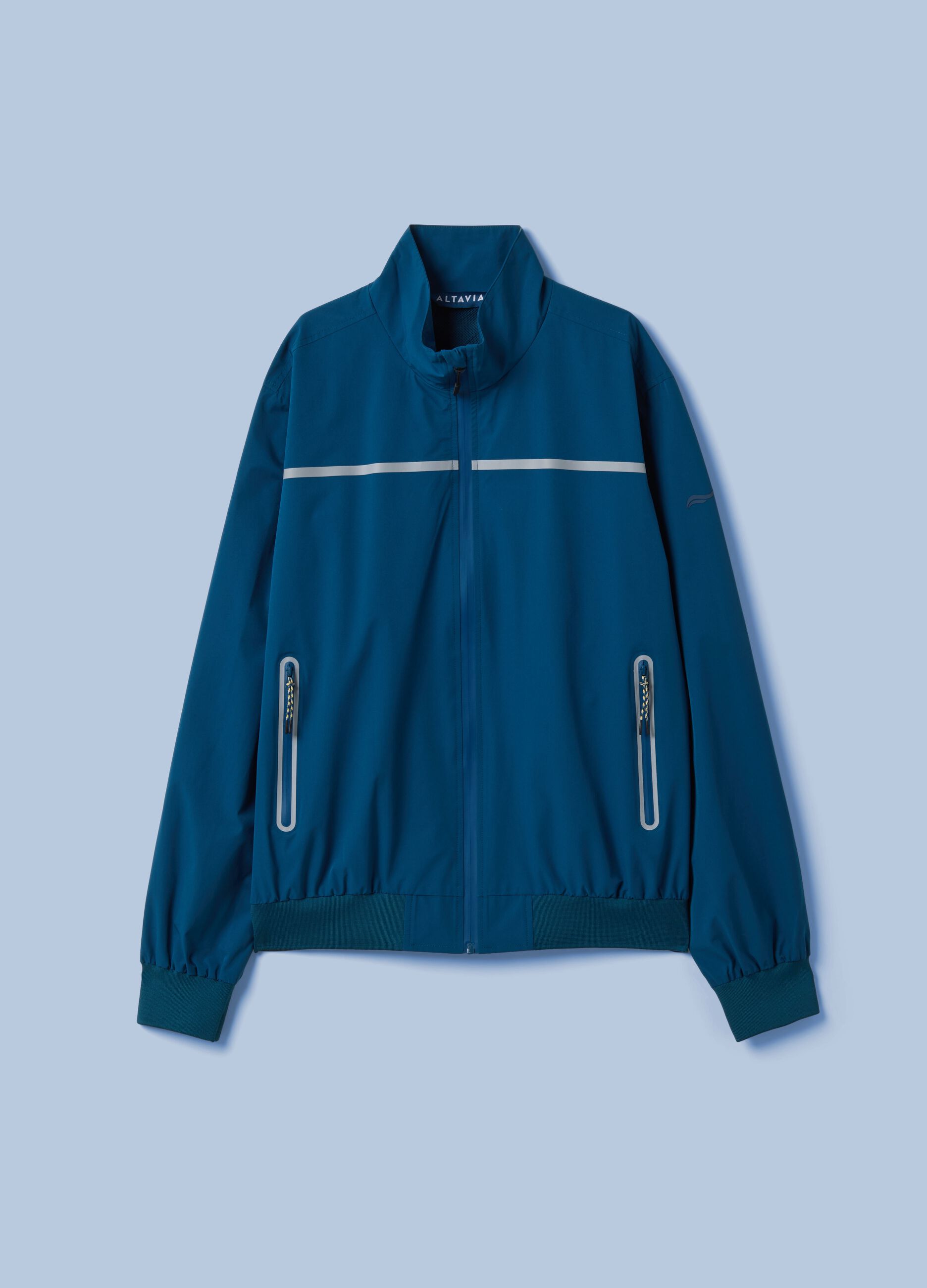 Giubbotto antivento ALTAVIA SAILING blu con zip