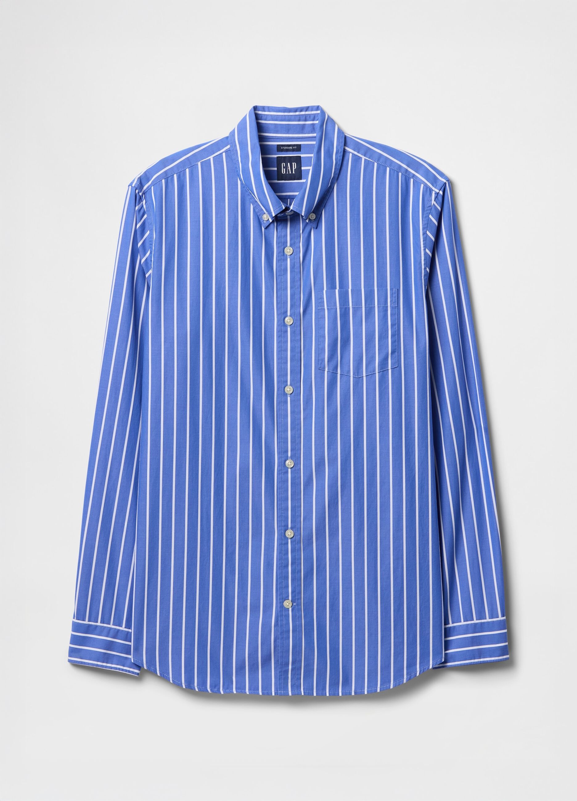 GAP Blue Striped Cotton Shirt