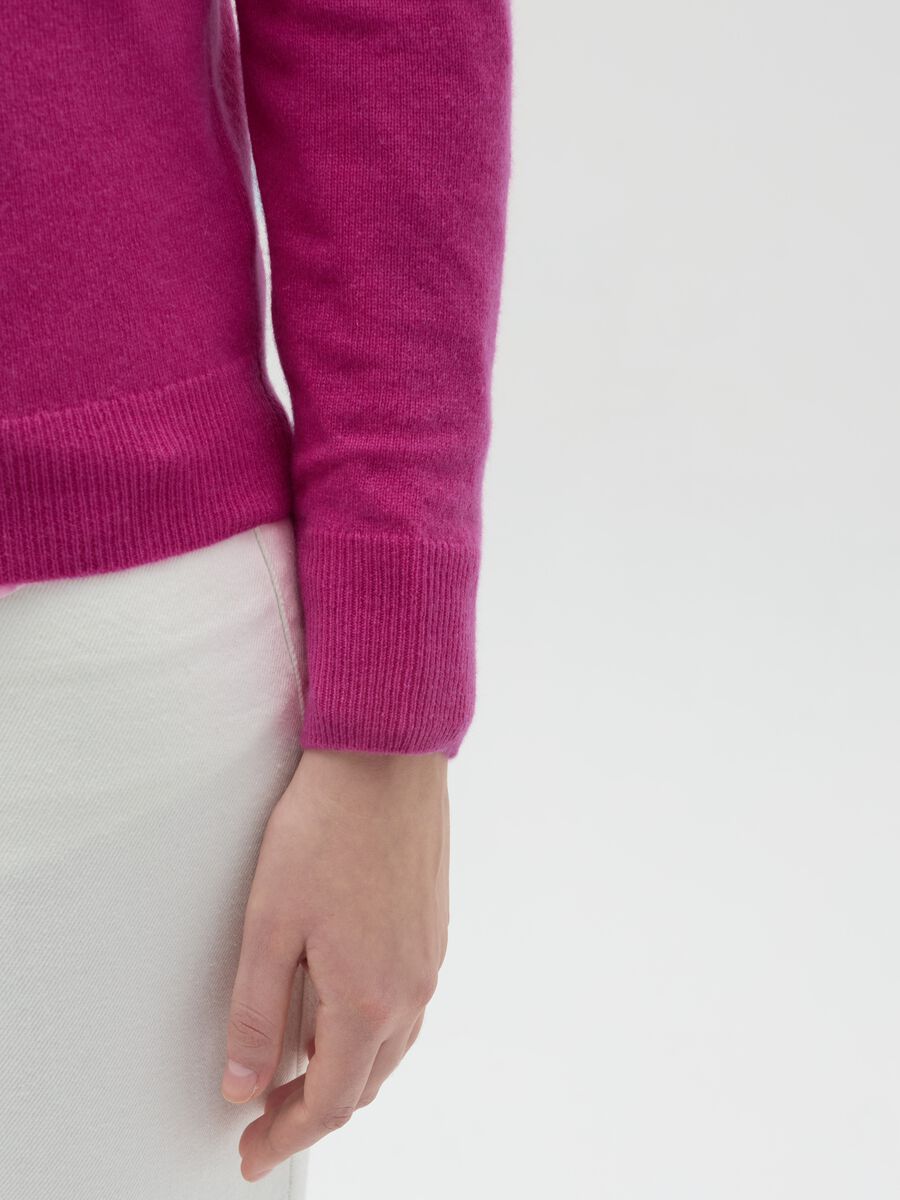 Pullover with round neck in cashmere_2