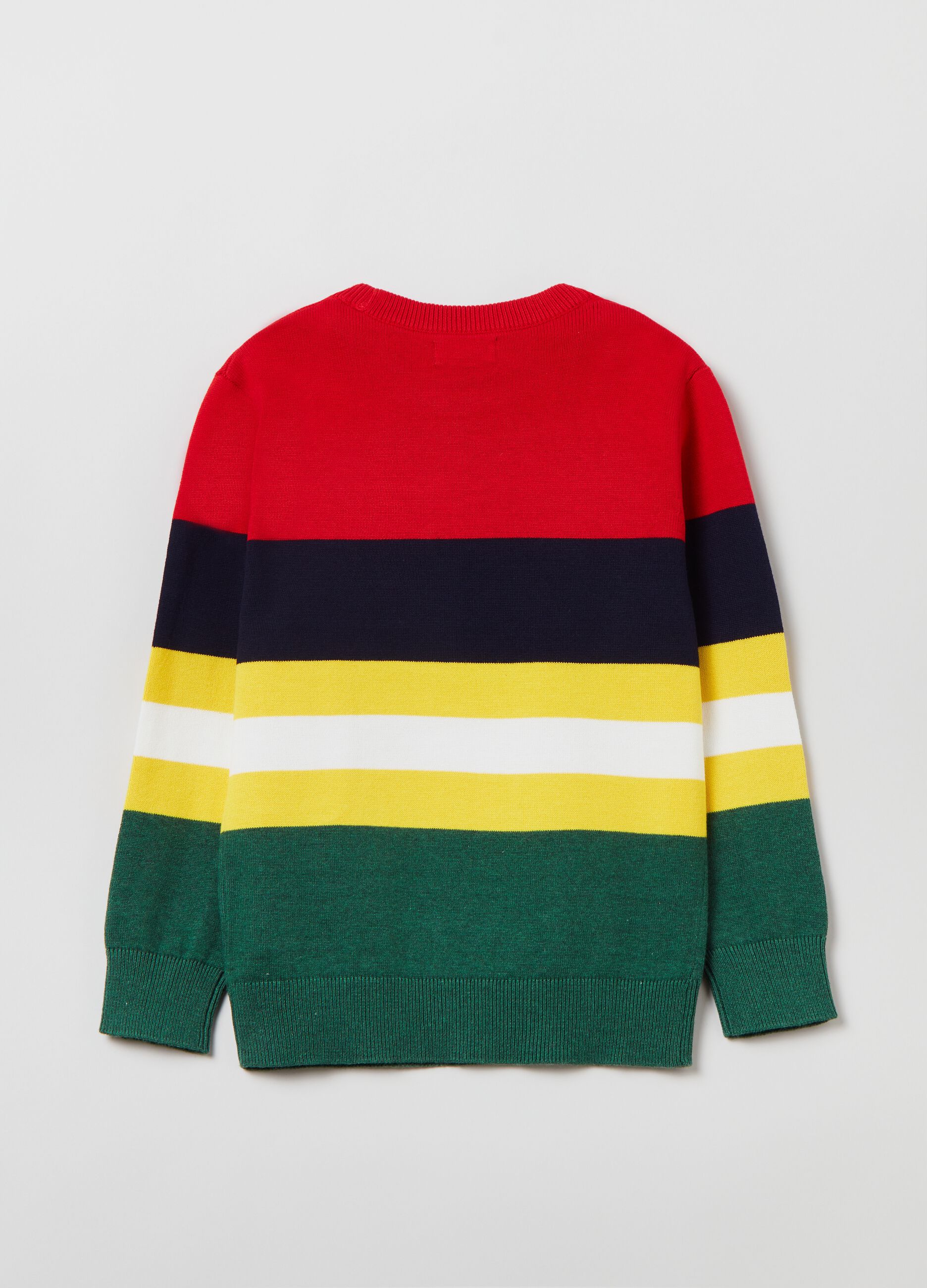 Pullover in maglia a righe_1