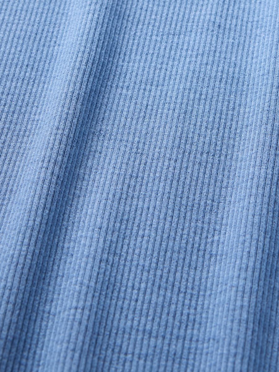 Slim-fit T-shirt in ribbed cotton_4
